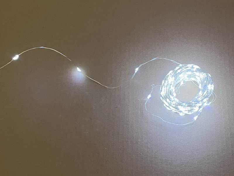 LED String Lights, flexible thin wire, 360L
