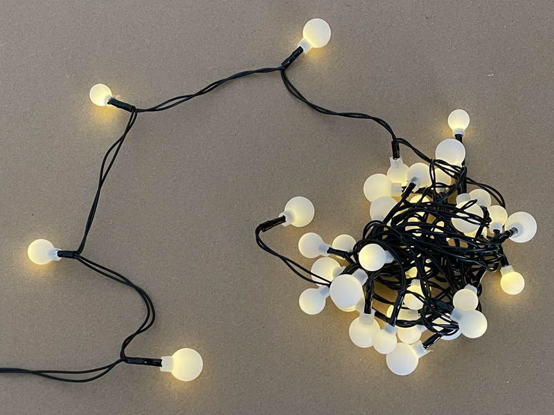 Decorative LED Lights, with cherry ball