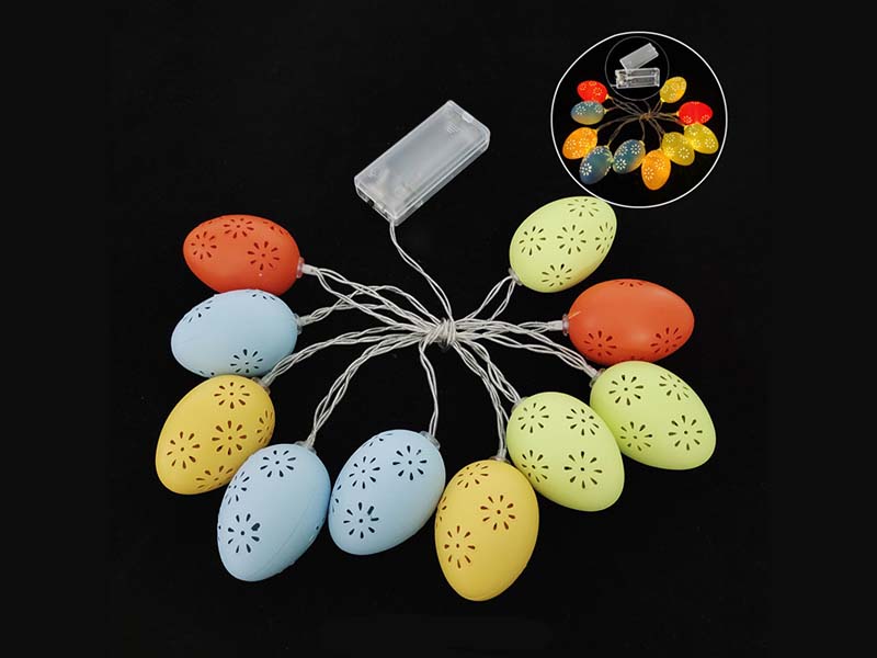 Easter LED string lights, egg