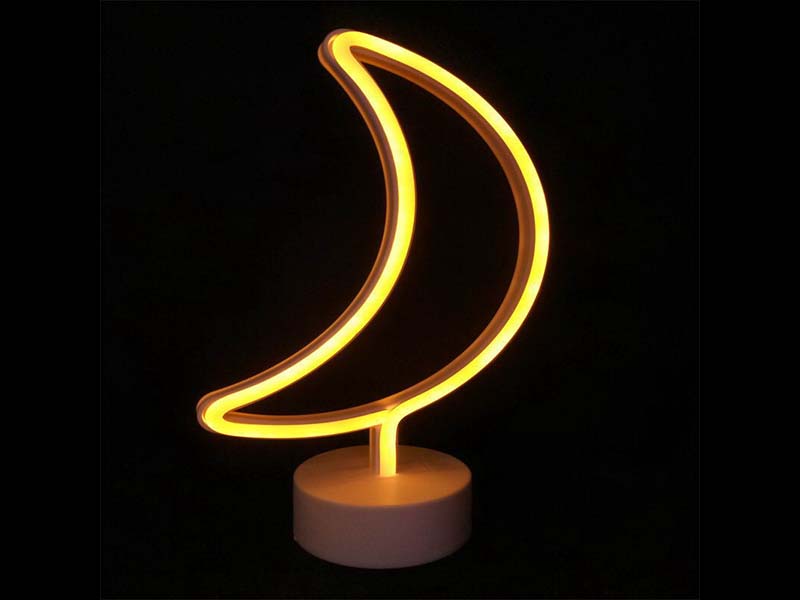 Decorative Moon, neon rope